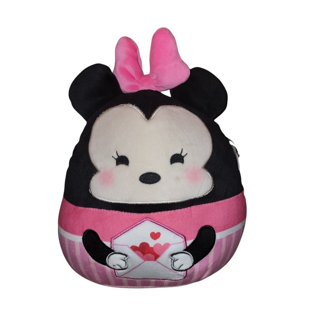 Squishmallows Minnie Mouse Plush Kids 8‎ Inch Pink New Valentines Disney